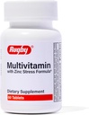 Rugby Multivitamin mit Zink Stress Formel - Nahrungsergänzung - 60 Tabletten