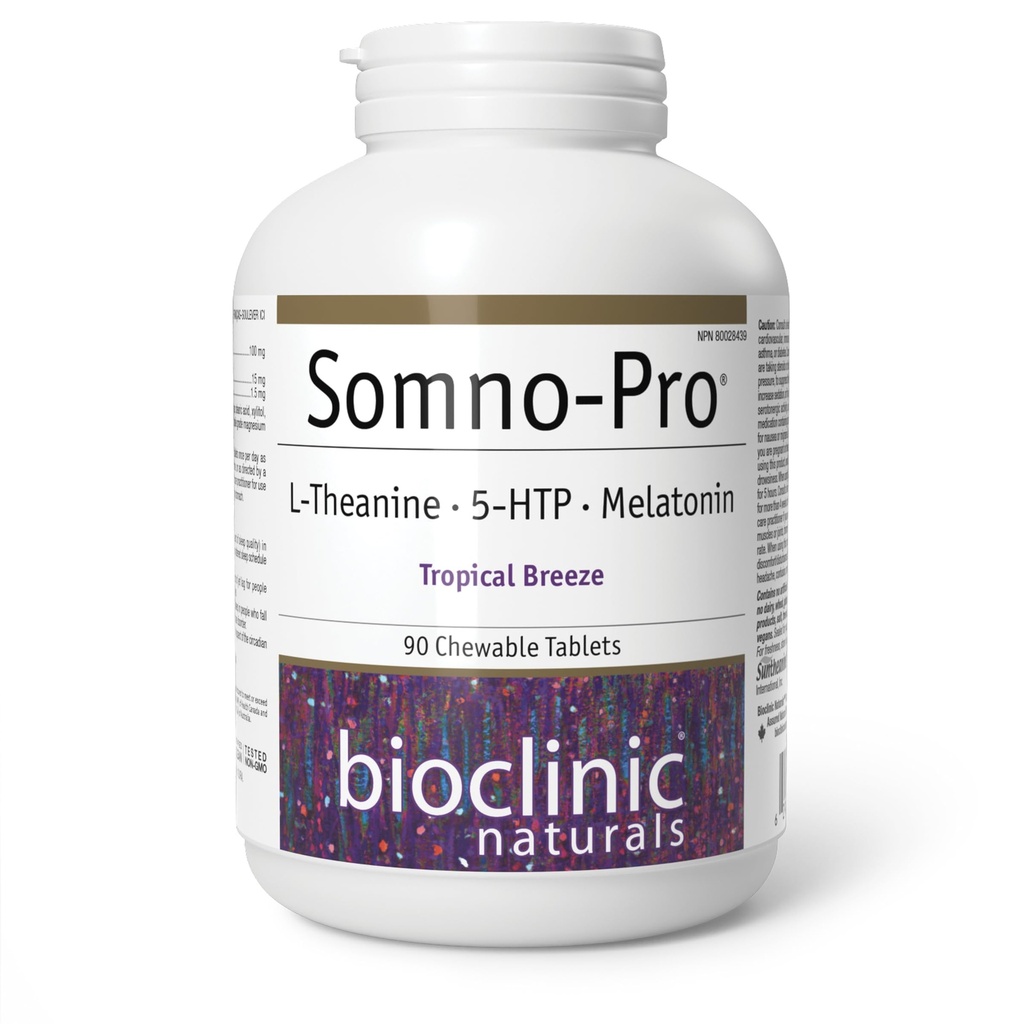 Somno Pro, Breeze Tropical 90 Comprimés à croquer
