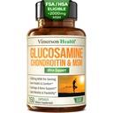 Supplément à la glucosamine Chondroïtine MSM – Suppléments articulaires 3-en-1 pour les hommes et les femmes avec/Sulfate de glucosamine 1500mg, Sulfate de glucosamine 1200mg et MSM 2000mg pour la santé conjointe – ASF Admissible 150 capsules