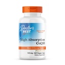 Doctor's Best High Absorption CoQ10 mit BioPerine-Ergänzung - Coenzym Q10 Kapseln für Herz-Gesundheit & Antioxidans-Unterstützung, Naturally Fermented CoQ10 - 360 Veg Kapseln