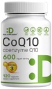 CoQ10 600mg, 120 Kapseln – mit Omega 3 Fettsäuren 100mg – Max Strength – Bioverfügbare Coenzym Q10-Ergänzungen – Herz, Energie und Gehirngesundheit Antioxidantien – Non-GMO