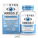 Viteyes AREDS 2 Advanced Eye Vitamins, Macular Support mit Bilberry, Traubenkern, FLORAGLO Lutein, Selen, Natural Vitamin E, Allergenfrei, Vision Protection, Eye Doctor Trusted, 180 Count