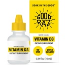 Vitamin D3 Tropfen für Erwachsene 4-Monats-Versorgung – Wasserlösliches flüssiges Vitamin D, Non-GMO, Kosher-Ergänzung – einfach zu absorbieren, kein Stir, flammenlose D3 Flüssigkeit für Lebensmittel oder Getränke