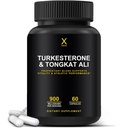 HUMANX Turkesterone & Tongkat Ali 900mg - soutient la récupération et la croissance de l'énergie, de l'endurance et des muscles - Turkesterone Supplément - Tongkat Ali Supplément - Long Jack Extract (Eurycoma Longifolia)