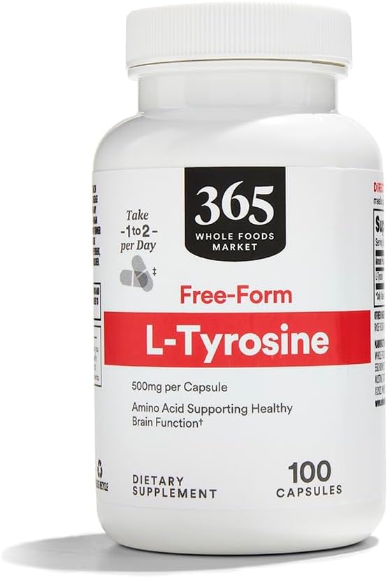 365 von Whole Foods Market, L Tyrosine 500Mg, 100 Kapseln