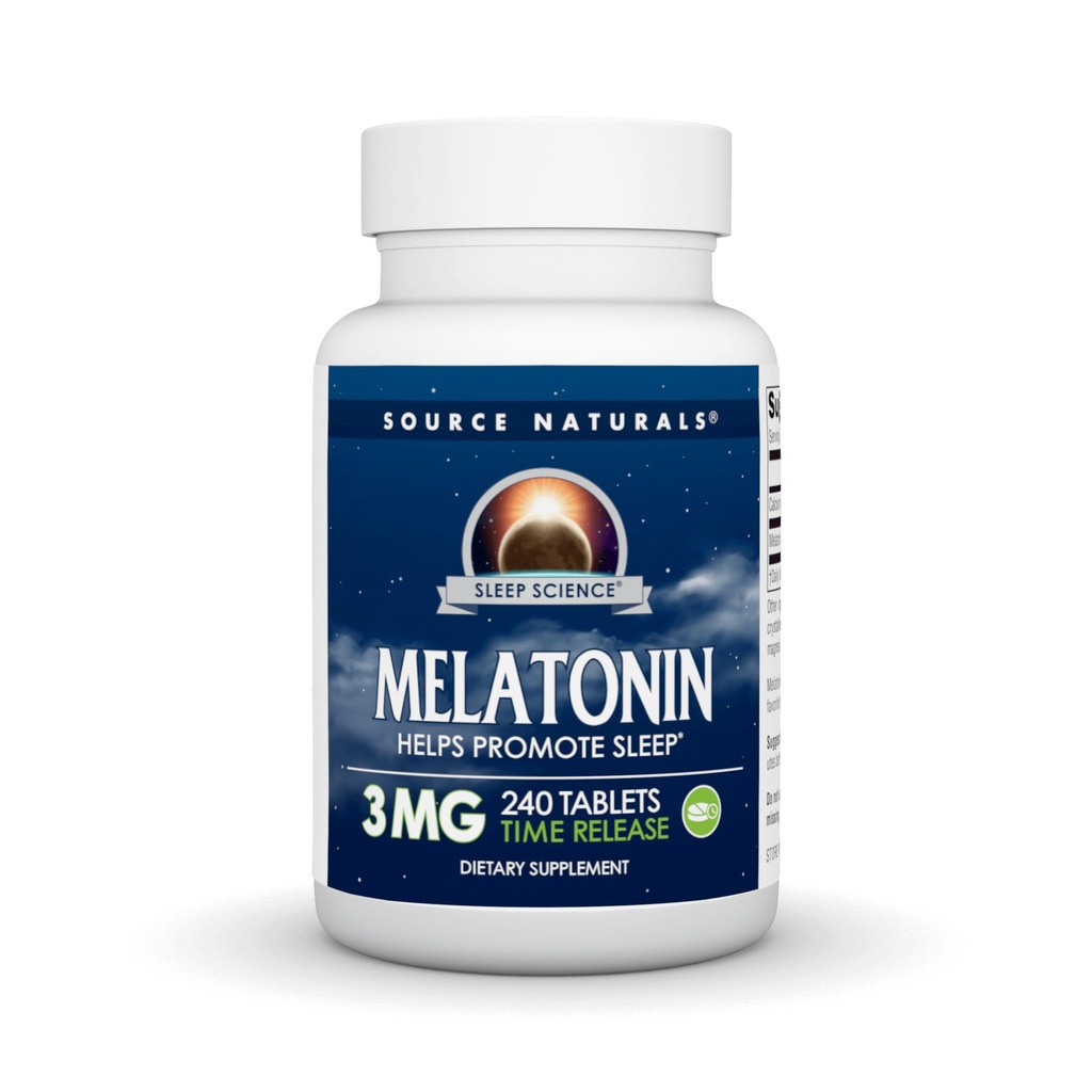 Quelle Naturals Time Released Melatonin 3 mg - 240 Time Release Tablets