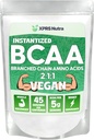XPRS Nutra BCAA Pulver - Aminosäuren Ergänzung für Männer - Unflavored BCAA Workout Ergänzungen - Gym Ergänzungen für Männer - Aminosäuren Ergänzung für Frauen für Gym Post Workout Erholung (8 Unze)