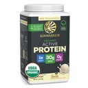Sunwarrior Organic Plant Based Protein Powder | Vegan Organic Protein Powder with BCAA Amino Acids Plus Recovery Minerals & Botanicals | Non-GMO Soy Dairy & Gluten Free (Vanilla, 20 Portionen)