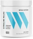 Swolverine Citrulline Malat 2:1 | 2:1 Verhältnis von L-Citrulline & Malic Acid, erhöht Stärke, verbessert Muskelausdauer, Boost NO, Optimize Erholung, 300g, 5g Pro Servieren, Unflavored (60 Servivings)