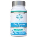 Magnesium L-Threonate Complex 7-in-1 with 1000mg of Magtein Plus Magnesium as Bisglycinate, Taurate, Citrate, Gluconate, Malate & Lactate - Supports Sleep - Vegan, US Made and No Artificial Nasties
