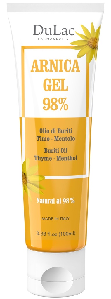 Dulàc - Arnica Gel for Bruising and Swelling 3.38 Fl Oz, 98% Arnica Montana Cream Extrastärke für Muskel- und Gelenkentlastung, Non-Greasy, Natural Formula, Cool Effect, Alkoholfrei