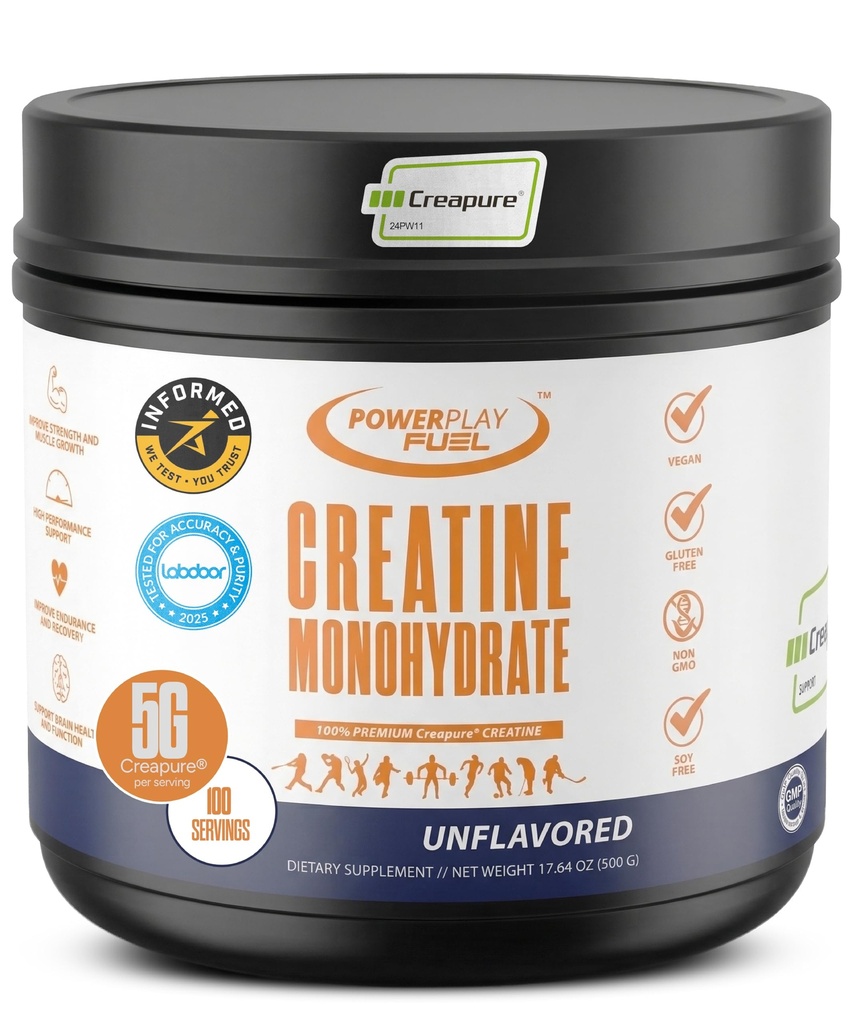 Pure Creatine Monohydrate Powder for Women & Men