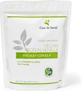 Niedrige FODMAP Certified Elemental Vegan Protein GLP1 IBS & SIBO Gut Friendly Gluten Dairy Soy Sugar Grain Free Keto Paleo Low Carb Alle Natural No Seed Oil + Superfoods Spirulina Dulse & Kelp Vanilla