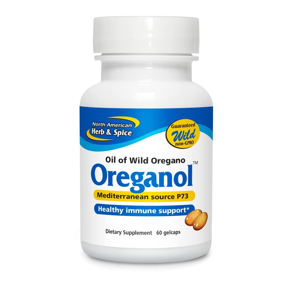 North American Herb and Spice, Oreganol P73 Gel-Kapseln, 60-Count