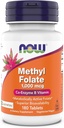 Suppléments, folate de méthyle 1 000 mcg, folate métaboliquement actif*, coenzyme B, 180 comprimés