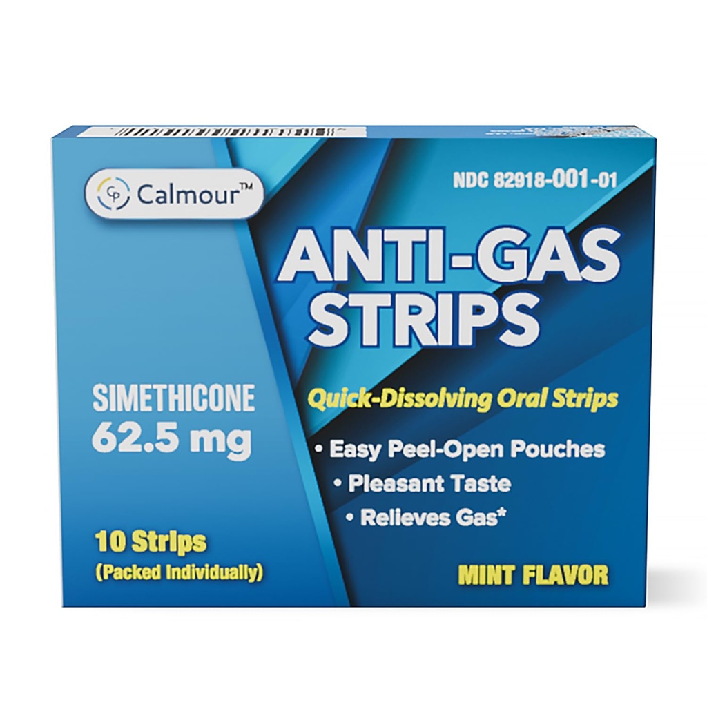 Anti-Gas-Relief 10 Streifen | Mint Flavor Oral Dissolvable Anti Bloating Relief Strips | Rapid Gas Relief für Erwachsene | Effektive Bloating Relief für Frauen | Simethicone Anti Bloating für Frauen
