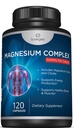 Premium Magnesium Citrate Capsules – Powerful 500mg Magnesium Oxide & Citrate Supplement – Helps Support Healthy Bones, Muscles, Teeth, Energy & Relaxation – 120 Vegetable Capsules