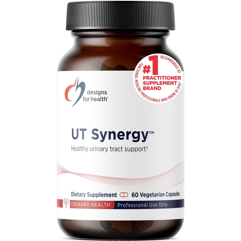 Designs für Gesundheit UT Synergy - 500mg D-Mannose mit Hufschwanz, Nessel, Hibiskus + Bärenbeerblatt - Gesunde Urin-Trakt-Unterstützung - Nicht-GVO + Gluten-freie Ergänzung (60 Kapseln)