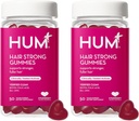 HUM Hair Strong - Daily Gummies mit Biotin zur Verbesserung des Haarwachstums - Fo Ti, Folsäure, Zink, Vitamin B12 & PABA, um gesundes Haar, Haut und Nägel für Frauen und Männer zu unterstützen (50-Day Supply)