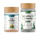 Snap Supplements Gut Health Supplement & Organic Spirulina Chlorella Bundle
