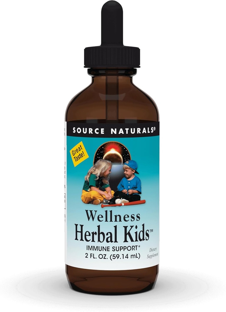 Quelle Naturals Wellness Kräuter Kinder, für Immunsystem Unterstützung* - 2 Fluid oz