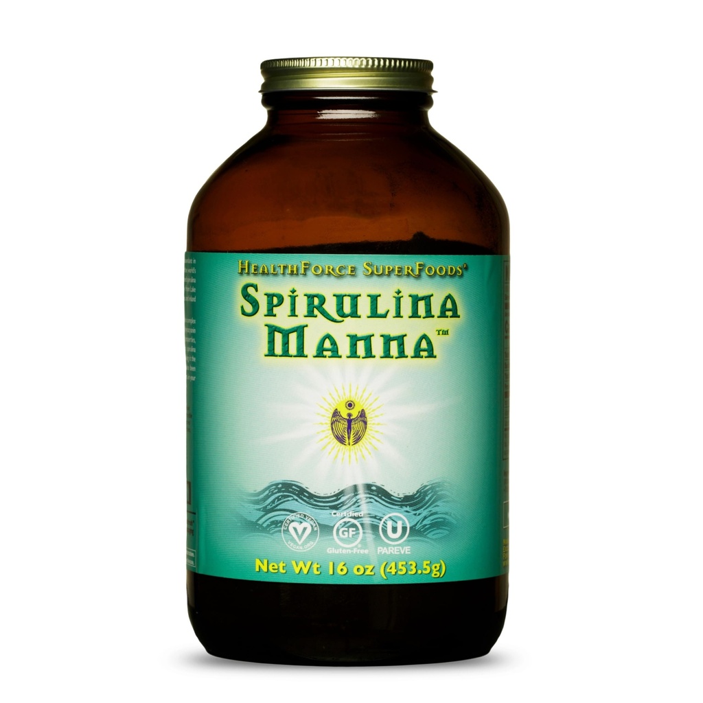 HealthForce Superfoods Spiruline Manna - Poudre - 16 Oz
