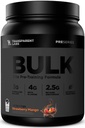 Laboratoires transparents Bulk Black Préentraînement - cliniquement dosé, sans sucre Préentraînement pour les hommes et les femmes avec Beta Alanine poudre, Citrulline Malate, & caféine poudre- 30 portions, fraise Mango