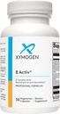 Xymogen Vitamin B Complex - B Activ - Activated B Vitamins with Benfotiamine and Quatrefolic - Support Adrenal and Immune Function + A Healthy Cardiovascular and Nervous System (30 Capsules)