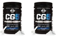 PMD Sports CG5 Premium Creatine & L Poudre de glutamine, récupération de puissance, construire le muscle maigre, augmenter la performance d'entraînement, la force maximale avant l'entraînement et après l'entraînement, non aromatisé, 60 portions (paquet de 2)