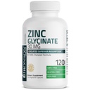 Bronson Zink Glycinate 30mg Chelat Superior Absorption 100% Chelat Formula Non-GMO, 120 Vegetarische Kapseln