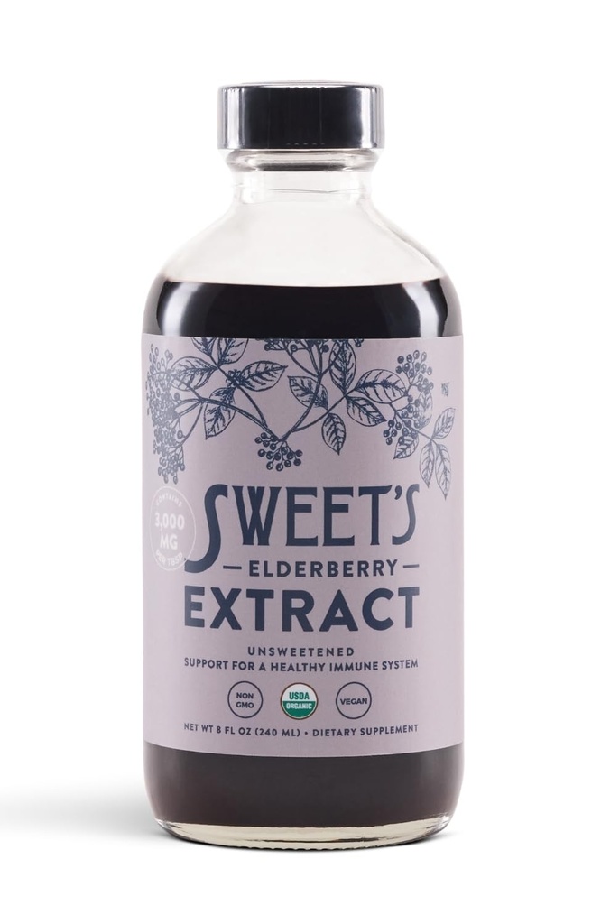 Extrait biologique de baies d'eau douce non sucrée Immune Support de baies d'eau Vegan.