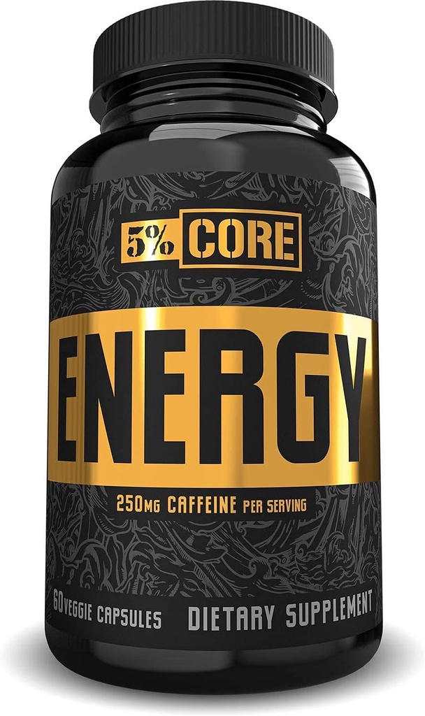 5 % Nutrition - 5 % ÉNERGIE DE BASE - 60 Capsules de Veggie