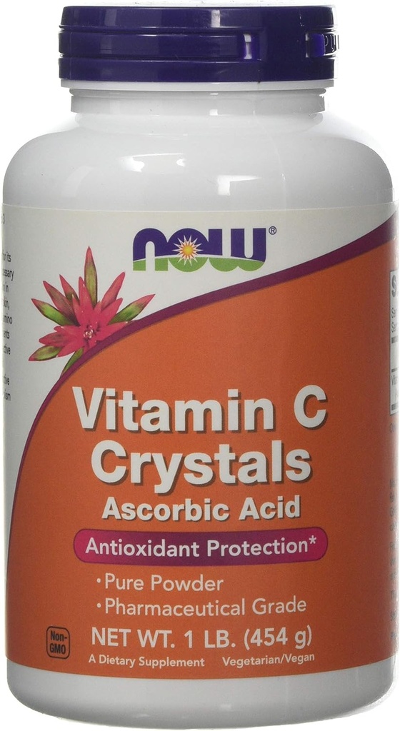 Jetzt Lebensmittel Vitamin C Kristalle, 1 lbs