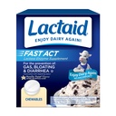 Lactaid Fast Act Lactose Intolerance Relief Chewables mit Natural Lactase Enzyme zu verhindern Gas, Bloating & Durchfall Aufgrund Lactose Empfindlichkeit, On-the-Go, Vanilla Twist Flavor, 60 x 1 ct