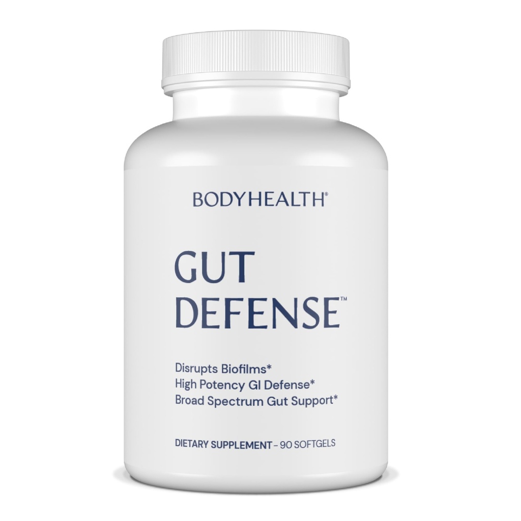 BodyHealth Gut Defense avec PerfectAmino, Gut Health Support pour les femmes et les hommes, supplément de soutien GI - 90 Softgels