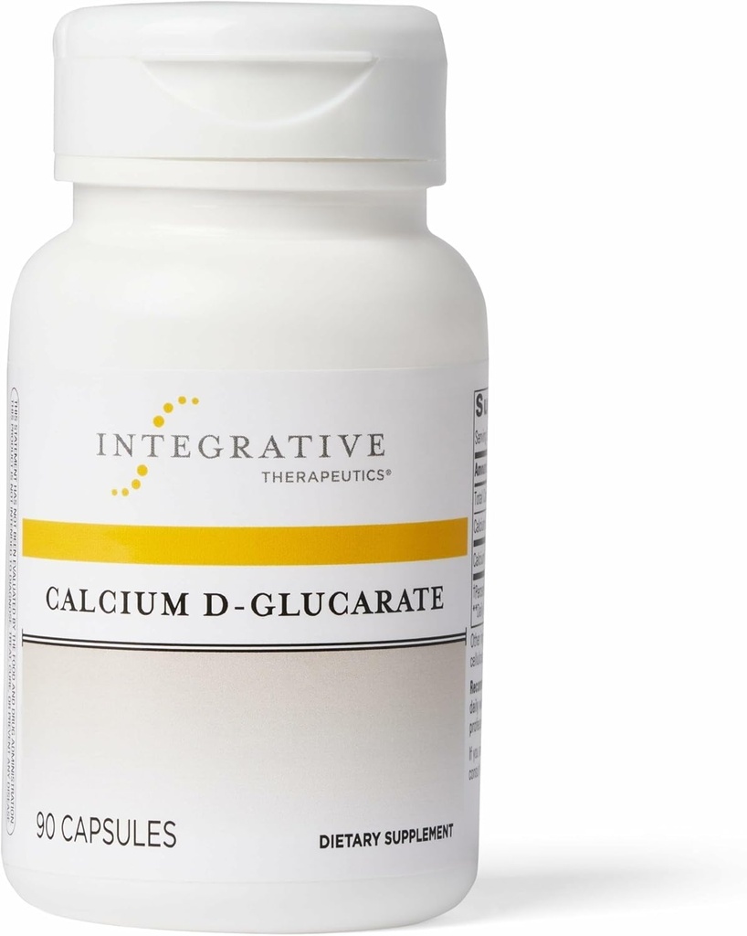 Integrative Therapeutics Calcium D-Glucarate - Daily Support for Detoxification Systems*- Supports Healthy Immune Function & Estrogen Metabolism* - Gluten & Dairy-Free - 90 Capsules (30 Servings)
