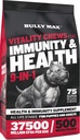 Bully Max Chien Chews & Multivitamine Treats pour chiens chiots et adultes - 75 Chews doux, compléments pour chiens et vitamines pour toutes les races - peau, manteau, cerveau, coeur, santé digestive, immunité, soutien articulaire