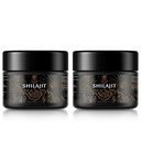 Shilajit Resin mit Fulvic Acid & Trace Minerals, Original Siberian Shilajit Pure mit 85+ Huminsäure Beilage für Energie & Immunsystem - 100 Servieren / 50g (2 Pack), Gel