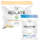 Muscle Feast Bundle – Creapure Creatine Monohydrat Pulver Entflammt 500g (1 Unit) + Grass-Fed Whey Protein Isolate Vanille 5lb (1 Unit), Alle natürlichen Hormon-freien Weide Raised