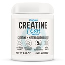 Orgain 5g Creatine Monohydrate Lean Muscle Powder, Unflavored, 8.82oz