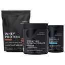 Sports Research® Whey Protein & Creatine Monohydrate le Duo Dynamique pour le Lean Muscle Building, Performance, Force & Workout Recovery et Triple Strength Omega 3 emballés avec des acides gras EPA & DHA