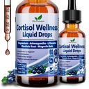 Suppléments de cortisol pour les femmes et les hommes, 17-en-1 Cortisol Reducer Detox Manager w. Magnésium Glycinate Ashwagandha, L-Theanine, Phosphatidylsérine, Hormone équilibré pour les femmes, Recess Mood Focus, Sommeil