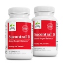 Terry Naturally Sucontral D - B-Complex & Folate Supplement - Kohlenhydrat Metabolismus Unterstützung - Vitamin & Mineral Supplement mit Zink & Chrom - 60 Kapseln (Pack von 2)