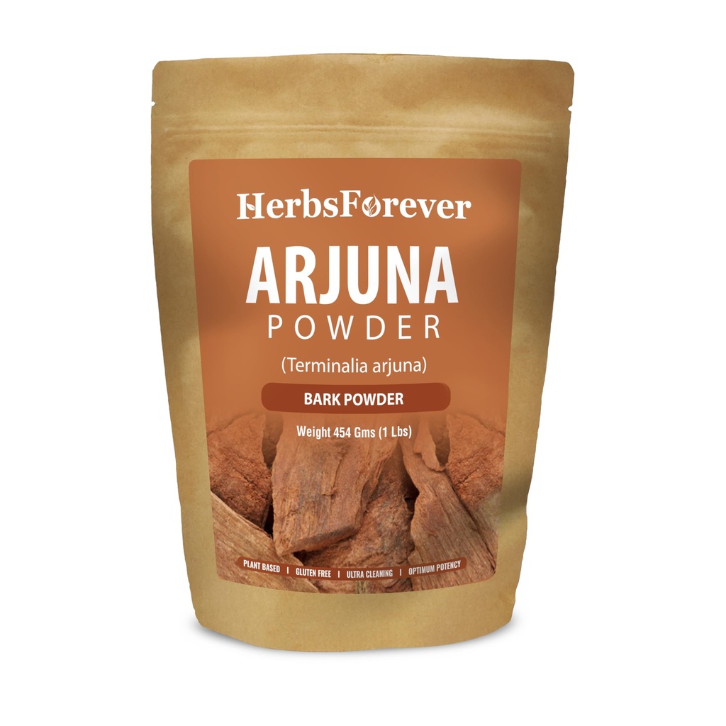 Herbes Forever Arjuna Poudre Terminalia Arjuna Non OGM, Vegan 454 GMS