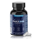 PMAX600 High Dose Pure Potassium Electrolyte Supplement 600mg Capsules 4-Type Potassium Blend-Citrate, Gluconate, Bicarbonate,Chloride. Supports Healthy Blood Pressure, Heart, Kidneys, Bones, Muscles