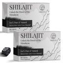 Shilajit Tabletten 1000 MG, 100% Himalaya Organic, Shilajit Supplement Reich an Fulvic Acid & 85+ Spurenmineralien für Männer und Frauen, Energie & Immunsystem, 120 Zählung