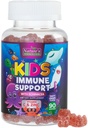 Kids Immune Support Supplement Gummies - Daily Childrens Vitamins C, Zinc & Echinacea - Gummy for Kids Immune Support, Ages 4 and Up, Natural Berry Flavor, Non-GMO, Gluten-Free & Vegan - 90 Gummies