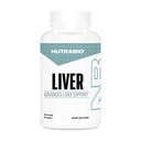 NutraBio Leberergänzung - Fortgeschrittene Leberunterstützung mit Antioxidantien, Mariendistel Leberentgiftung, Glutathion, Tudca - fördert Leberreinigung Entgiftung und Reparatur - 90 Kapseln