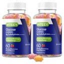 Viteey Glucose Gummi - 4g Kohlenhydrate - Schnelle Acting Alternative zu Glucose Tablets - Energie und Blutzucker-Unterstützung - Vegan, Glutenfrei, Gelatinefrei - 120 Zähler