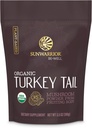 Sunwarrior Organic Turkey Tail Mushroom Powder (en poudre) Turkey Mushroom Immmune Support (en anglais seulement) Microbiome Gut Health Support (en anglais seulement)